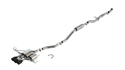 Borla 2024 Acura Integra Type S ATAK Cat-Back Exhaust System - Coated Black - 140986CB Photo - Primary