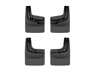 WeatherTech 2024 Ford Ranger (No Raptor) No Drill Front & Rear MudFlaps - Black - 110186-120186