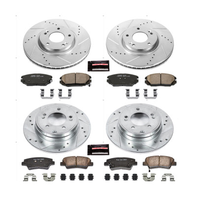 Power Stop 09-11 Hyundai Azera Front and Rear Z23 Evolution Brake Kit - K5474 User 1