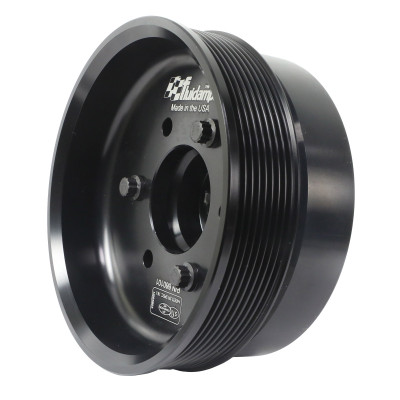 Fluidampr Chevy LSX 6-1/4in Damper w/Single 8 Rib 6.57in Dia Pulley Steel Internally Balanced Damper - 660101 Photo - Primary