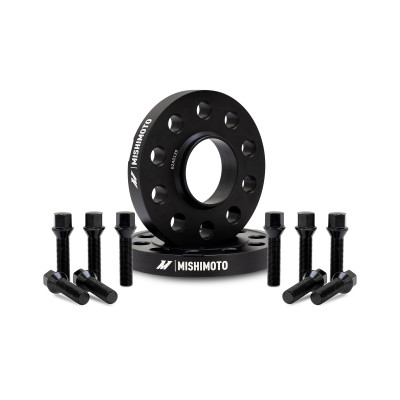 Mishimoto Wheel Spacers - 5x120 - 72.6 - 20 - M14 - Black - MMWS-014-200BK Photo - Primary