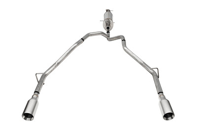 Corsa  25-26 Ram 2.5in Stainless Steel Sport Cat-back Dual Rear Exit 5.0in Polished Tip - 21309 Photo - Primary