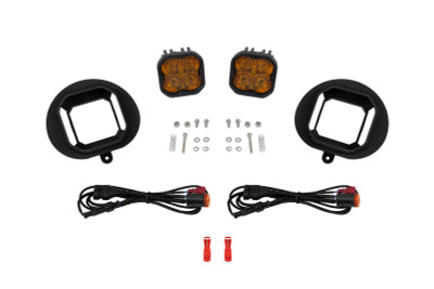 Diode Dynamics SS3 Max Type 2003 Sierra Kit ABL Yellow SAE Fog - DD8468 Photo - Primary