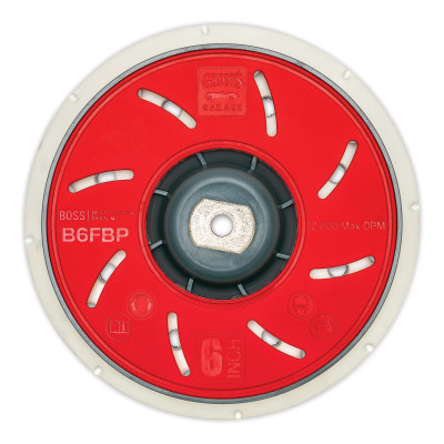 Griots Garage BOSS 6In Fanned Orbital Backing Plate - 10663 Photo - Primary