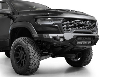 Addictive Desert Designs 25+ RAM 1500 RHO Bomber Front Bumper  (20 Inch Lights) - F630012140103 Photo - Primary