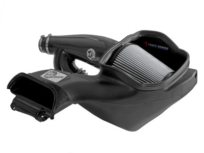 aFe 21-24 Ford F150 Raptor Track Series Carbon Fiber Cold Air Intake System w/ Pro DRY S Filter - 57-10031D Photo - Primary