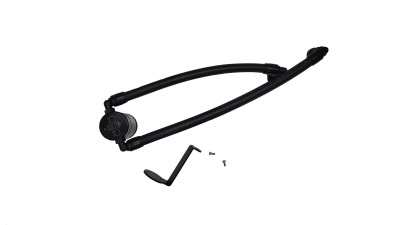 J&L 24-25 Ford Ranger 2.7L EcoBoost PCV Side Black Anodized - 3099P-B Photo - Primary