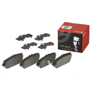 Brembo OE 17-20 Fiat 124 Spider/06-23 Mazda MX-5 Miata PRIME Low-Met Brake Pad - Rear - P49044 Photo - Primary