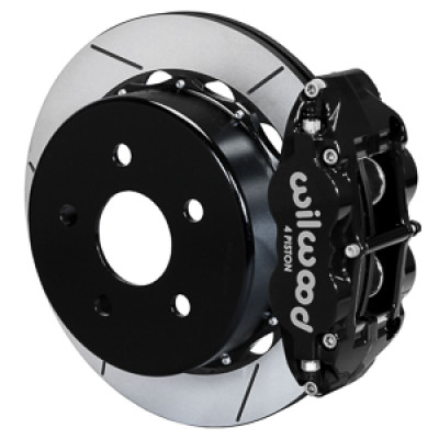 Wilwood 20-21 Jeep Gladiator Narrow Superlite 4R Rear Brake Kit Slotted 13.50in Rotor w/Lines - Blk - 140-18076 Photo - Primary