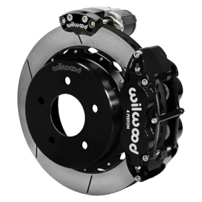 Wilwood 88-98 GM C1500 Superlite Rear Electronic Parking Brake Kit 14in Rotor 3.25in Offset - Blk - 140-18045 Photo - Primary