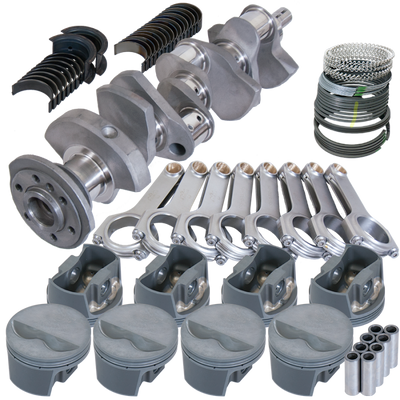 Eagle Chevy 350 3.480in Crank 5.700in H-Beam -5cc Flat Top 4.040in Pistons Rotating Assembly - 12001040 Photo - Primary