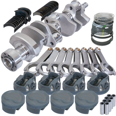 Eagle Chevy LT1 350 1Pc 3.750in Crank 6.000in H-Beam -16cc Inv Dome 4.040in Piston Rotating Assembly - 12110040 Photo - Primary