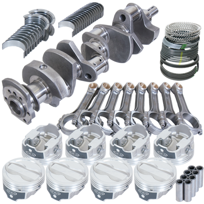 Eagle Chevy 350 3.750in Crank 6.000in I-Beam Rods -18cc 4.000in Pistons Rotating Assembly - 13303000 Photo - Primary