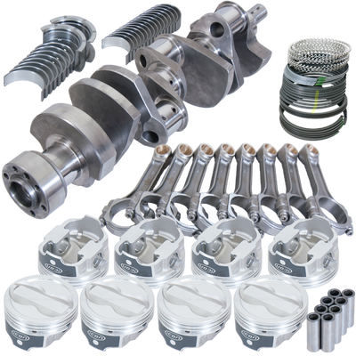 Eagle Chevy LT1350 1Pc 3.750in Crank 6.000in I-Beam Rods -18cc 4.030in Pistons Rotating Assembly - 13573L030 Photo - Primary