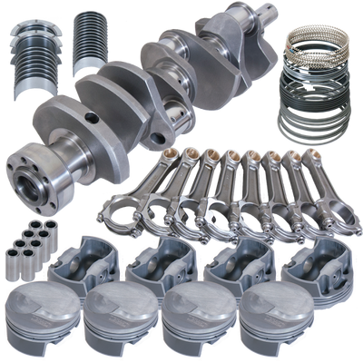 Eagle Chevy 454 1Pc 4.250in Crank 6.385in I-Beam Rods 18cc Dome 4.280in Pistons Rotating Assembly - 18022L030 Photo - Primary