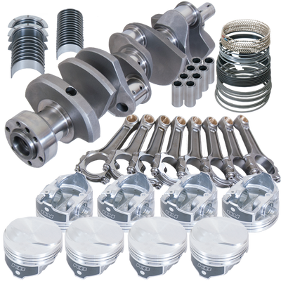 Eagle Chevy 454 1Pc 4.250in Crank 6.385in I-Beam Rods 17cc Dome 4.350in Pistons Rotating Assembly - 18023L100 Photo - Primary