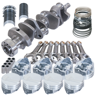 Eagle Chevy 454 1Pc 4.000in Crank 6.135in I-Beam Rods 25.5cc Dome 4.350in Pistons Rotating Assembly - 18202L100 Photo - Primary