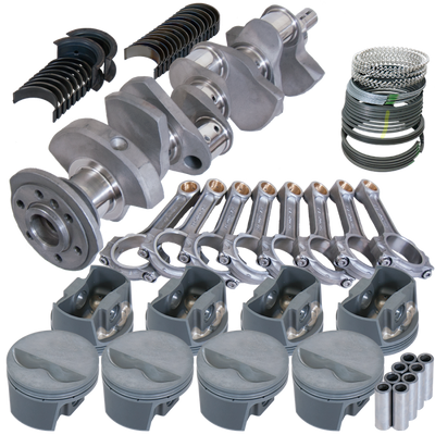 Eagle Chevy 350 3.480in Crank 5.700in I-Beam Rods -5cc Flat Top 4.030in Pistons Rotating Assembly - 62001030 Photo - Primary
