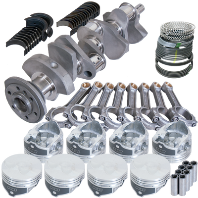 Eagle Chevy 350 2Pc 3.480in Crank 6.000in I-Beam Rod -7cc Flat Top 4.030in Pistons Rotating Assembly - 62005030 Photo - Primary