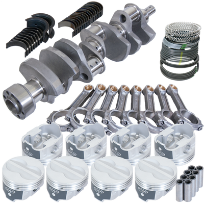 Eagle Chevy LT1 350 1Pc 3.750in Crank 5.700in I-Beam Rods -10cc 4.000in Pistons Rotating Assembly - 62013L000 Photo - Primary