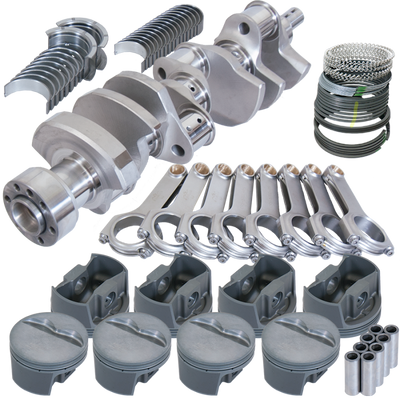 Eagle Chevy 350 1Pc 3.750in Crank 5.700in H-Beam -5cc Flat Top 4.030in Pistons Balanced Assembly - B12108030 Photo - Primary