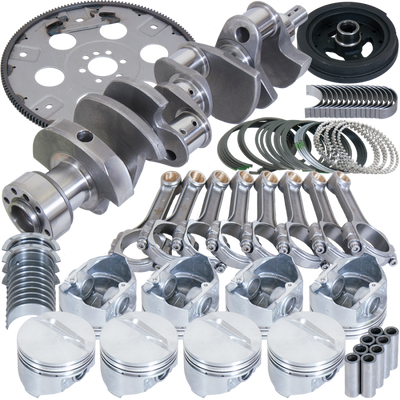 Eagle Chevy 350 1Pc 3.750in Crank 5.700in I-Beam Rods 4.040in Pistons 168 Tooth FP Balanced Assembly - B13005L04068 Photo - Primary