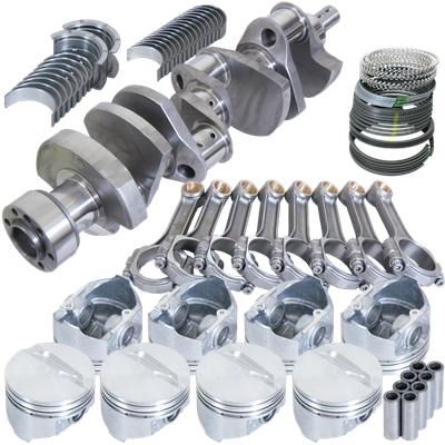 Eagle Chevy 350 3.750in Crank 5.700in I-Beam Rods -5cc Flat Top 4.040in Pistons Balanced Assembly - B13056E040 Photo - Primary