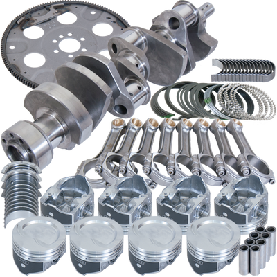 Eagle Chevy LT1350 1Pc 3.750in Crank 5.700in I-Beam Rods 4.060in Pistons 153 Tooth FP Bal Assembly - B13554L06053 Photo - Primary