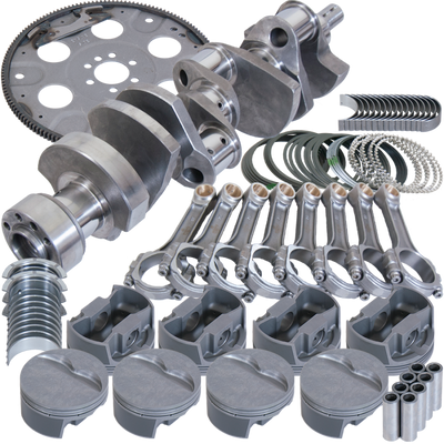 Eagle Chevy LT1350 1Pc 3.750in Crank 5.700in I-Beam 4.060in Pistons 153 Tooth FP Balanced Assembly - B13556L06053 Photo - Primary