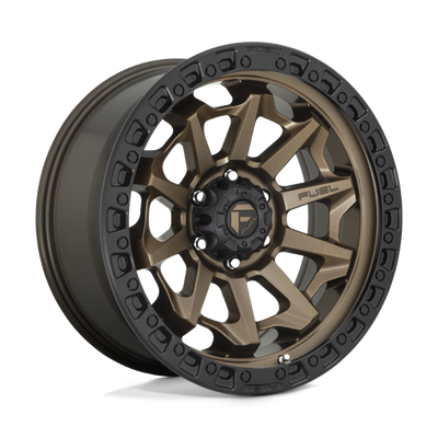 FUEL OFFROAD WHEELS COVERT 15X8 5X139.7 108 MATTE BRONZE BLACK BEAD RING -19