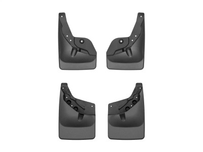 WeatherTech 24-25 Toyota Tacoma w/o Fender Flares Front & Rear No Drill MudFlaps - Black - 110184-120184 Photo - Primary