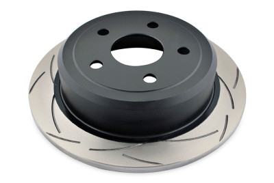 DBA 07-09 Jeep Wrangler JK Rear Slotted Street Series Rotor - DBA2537S Photo - Primary