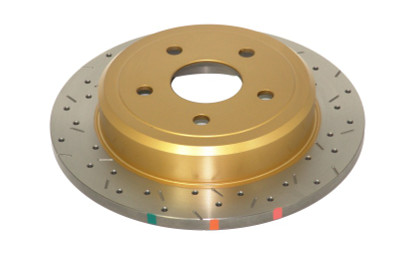 DBA 04-08 Infiniti QX56 / 04-05 Armada / 04-3/04 Titan Rear Drilled & Slotted 4000 Series Rotor - DBA42307XS Photo - Primary