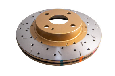 DBA 94-97/99-05 MX-5 Miata Front Drilled & Slotted 4000 Series Rotor - DBA4538XS Photo - Primary