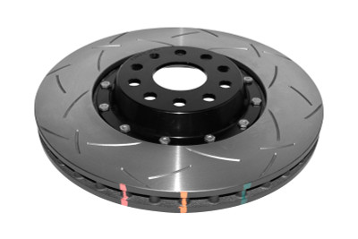 DBA 12-13 Volkswagen Golf R Front 5000 Series Slotted Rotor w/Black Hat - DBA52808V2BLKS Photo - Primary