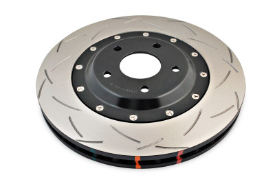 DBA 05-12 Corvette C6 w/Z06 pkg Front Slotted 5000 Series 2 Piece Rotor Assembled w/ Black Hat - DBA52992BLKS Photo - Primary