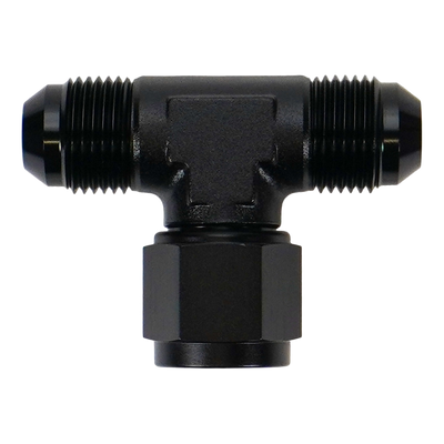 DeatschWerks 8AN Male Flare to Female Flare Swivel Tee on 90 - 6-02-0778-B Photo - Primary