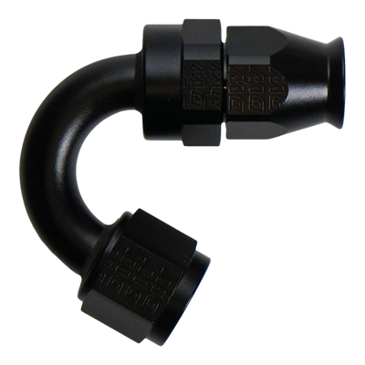DeatschWerks 8AN Female Flare Swivel (Incl Ferule/Olive) 150-degree Hose End PTFE - 6-02-0880-B Photo - Primary