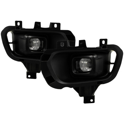 Spyder 19-23 Ford Ranger Full LED OEM Style Fog Lights w/ Switch - Clear (FL-FR19-LED-C) - 9051166 Photo - Primary