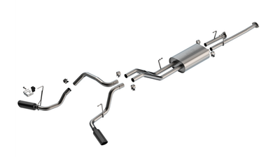 Borla 07-21 Toyota Tundra 4.6L/5.7L Cat-Back Touring SS Catback Exhaust w/ Black Chrome Tips - 140332BC User 1