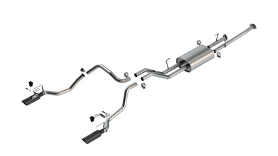 Borla 07-21 Toyota Tundra w/ Long Bed Cat-Back Touring SS Catback Exhaust w/ Black Chrome Tips - 140333BC User 1