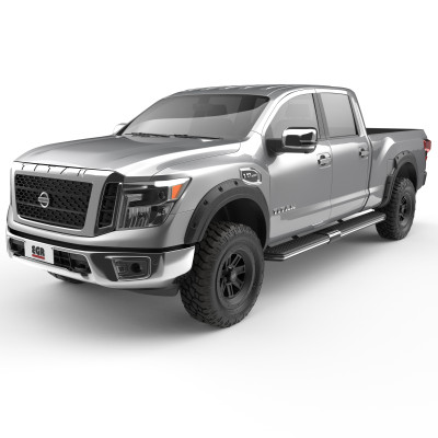 EGR Baseline Series Bolt On Look Fender Flares for 16-24 Nissan Titan XD - BLF1026 Photo - Primary