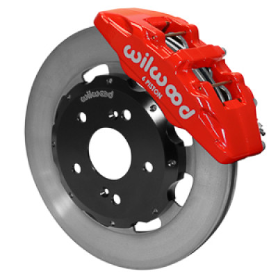 Wilwood 02-06 Acura RSX Dynapro Forged Dynapro 6 Big Brake Front Brake Kit - Red - 140-17519-R Photo - Primary