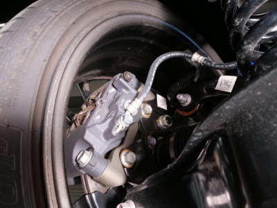 Cusco 23-25 Toyota GR Corolla Light Weight Rear Brake Caliper Bracket - Billet Aluminum - 1C7 770 R User 1