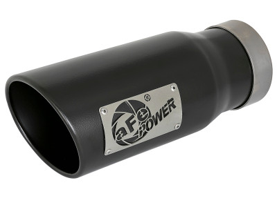 afe MACH Force-Xp Universal Exhaust Tip 4 IN Inlet x 5 IN Outlet x 12 IN L - 49T40502-B12 Photo - Primary