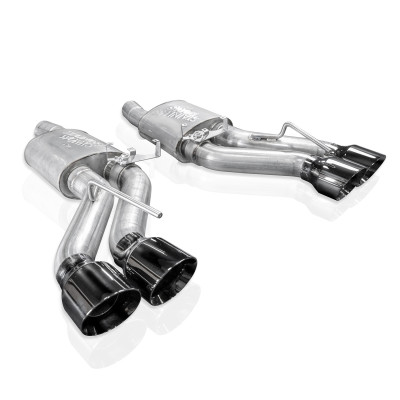 Stainless Works 22-25 Cadillac CT5-V Blackwing Axleback Exhaust - Black Chrome Tips - CT5V22AB-BC Photo - Primary