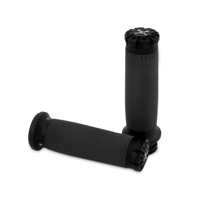 Burly Brand 08-24 H-D TBW Set Hawk Billet Handle Grip Set - Textured Black - B16-1009TB User 1