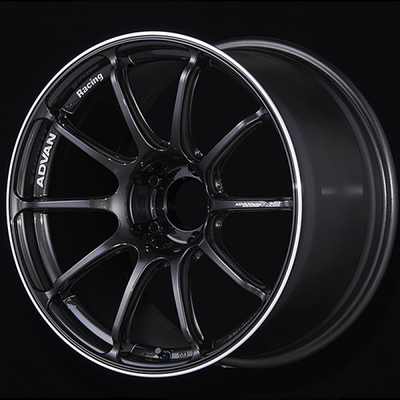Advan RSIII 18x8.0 / +45 Offset / 5-114.3 / 73mm Bore / Black Gunmetallic & Ring - YA38G45EBGR Photo - Primary