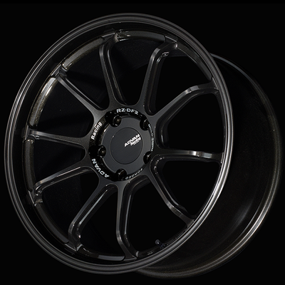Advan RZ-DF2 for Porsche 20x8.5 / +50 Offset / 5-130 / 71.6mm Bore / Racing Titanium Black - YAF0H50PTB Photo - Primary
