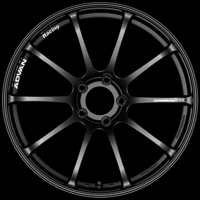 Advan RSII 17x8.5 / +30 Offset / 5-98 / 58mm Bore / Semi Gloss Black - YAP7H30TSB Photo - Primary